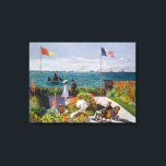 Garden at Sainte-Adresse | Claude Monet | Canvas Print<br><div class="desc">Garden at Sainte-Adresse is a 1867 painting Claude Monet.</div>