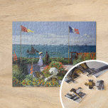 Garden at Sainte-Adresse | Claude Monet Jigsaw Puzzle<br><div class="desc">Garden at Sainte-Adresse,  or Jardin à Sainte-Adresse (1867) by French impressionist artist Claude Monet. The painting depicts a sunlit scene of contemporary leisure at Monet's seaside summer resort of Sainte-Adresse.

Use the design tools to add custom text or personalize the image.</div>