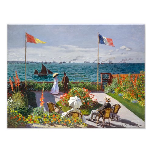 Garden at Sainte_Adresse  Claude Monet  Photo Print