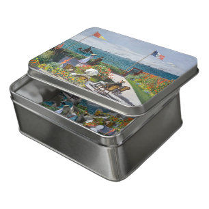Garden at Sainte-Adresse, Monet Jigsaw Puzzle