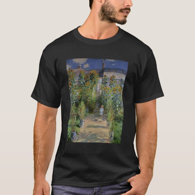 Garden At Vetheuil T-Shirt (Front)