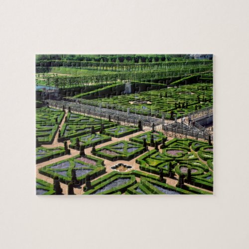 Garden at Villandry Chateau Indre_et_Loire Jigsaw Puzzle