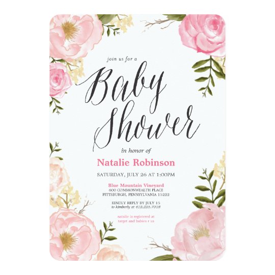 Garden Baby Shower Invitation | Zazzle.com