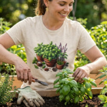 Garden Basil Herbs Plant Lady