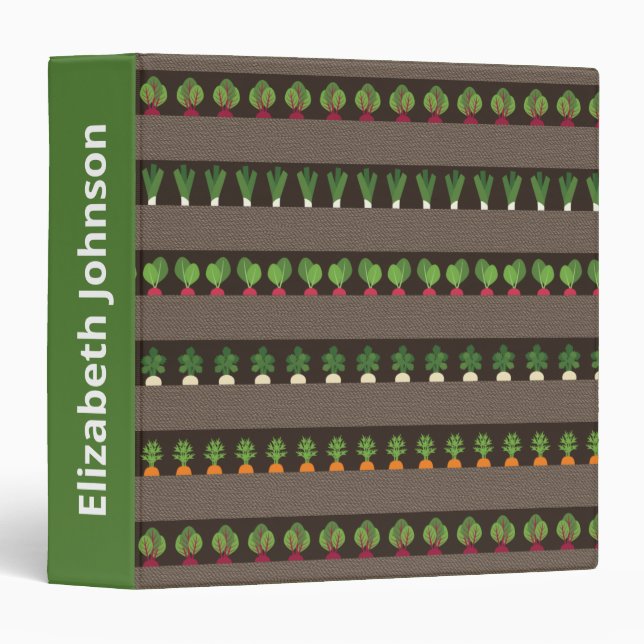 Garden Beds 3 Ring Binder (Front/Spine)