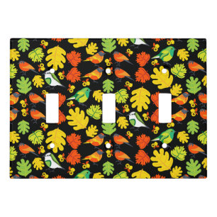 Garden Bird Home Decor Print Light Switch Cover
