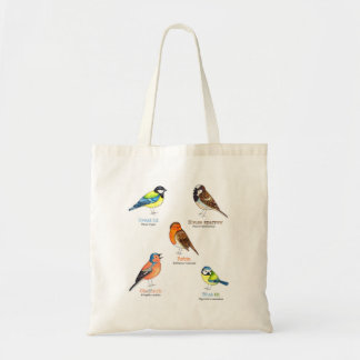 Garden bird tote bag