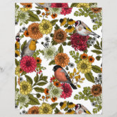 Garden birds and flowers 1 (Front/Back)