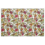 Garden birds and flowers 1 fabric