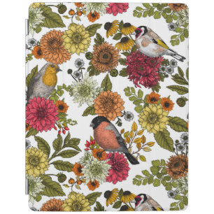 Garden birds and flowers 1 iPad smart cover