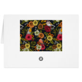 Garden birds and flowers 2 (Back Horizontal)