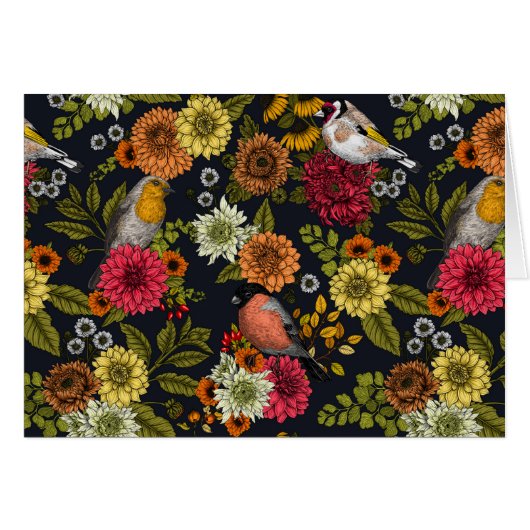 Garden birds and flowers 2 (Front Horizontal)