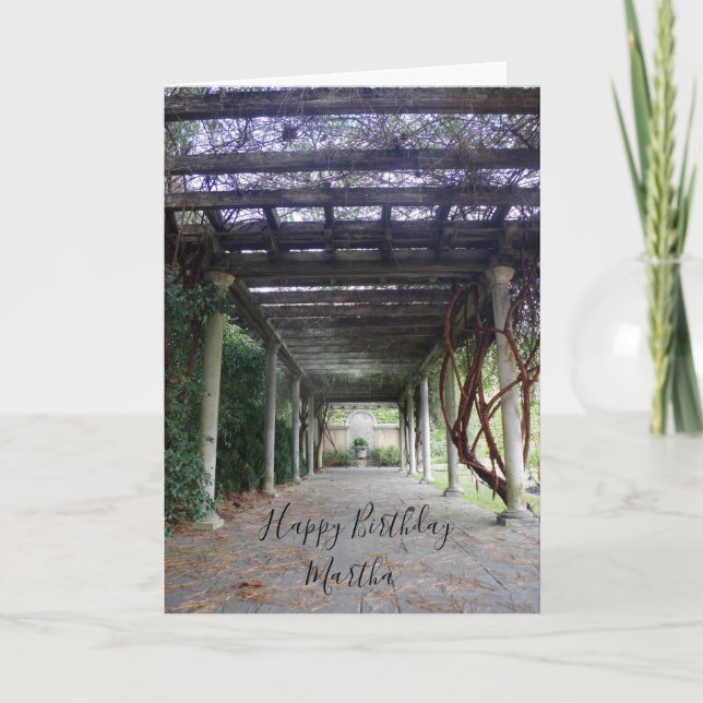 Garden Birthday Card (Front)