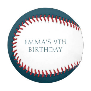Garden Birthday Party Personalized Baseball