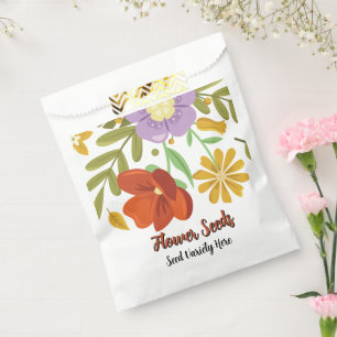 Garden Blend Gift Bag Flower Seeds Packet Favor
