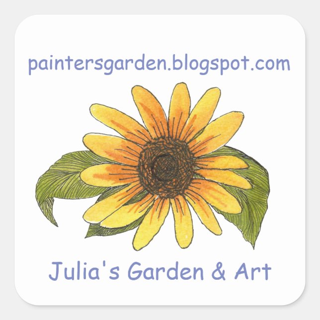 Garden Blog Sticker (Front)