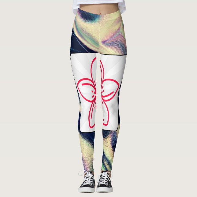Garden Bloom Floral Leggings (Front)