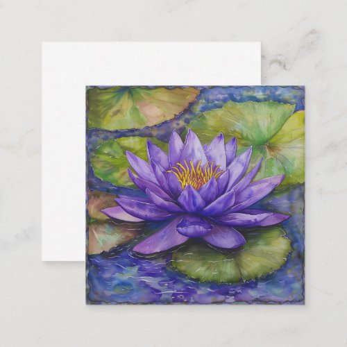 Garden Bloom Watercolor Frame Note Card