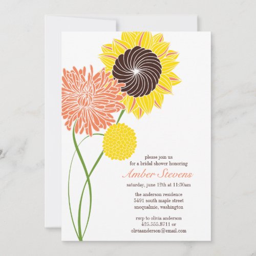 Garden Blossoms Shower/Party Invitation