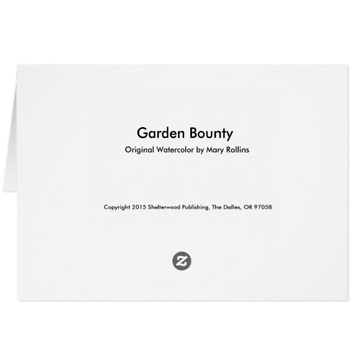 Garden Bounty (Back Horizontal)