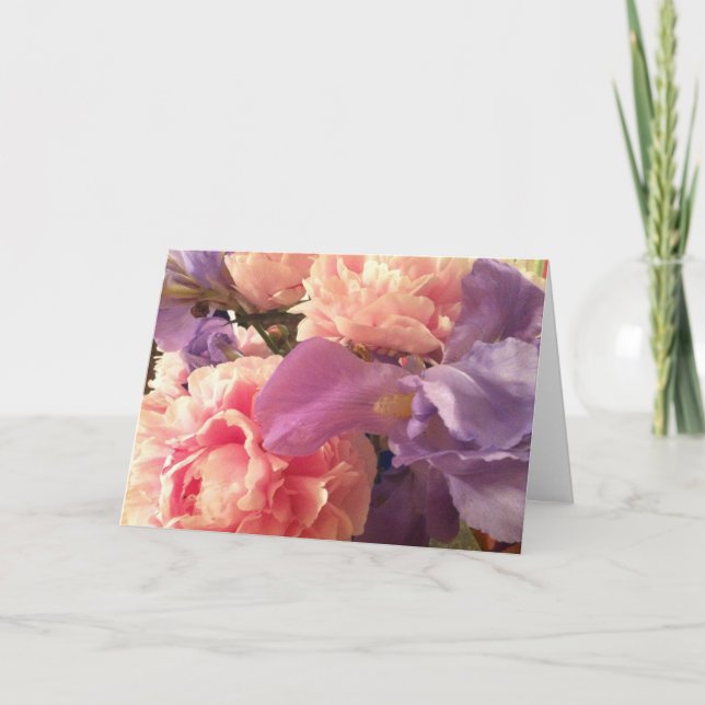 Garden Bouquet Greeting Card (Front)