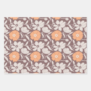 Garden Bouquet Pattern Wrapping Paper Sheet