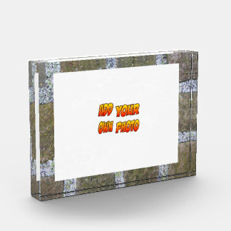 Garden Bricks Image Cust. Photo Block