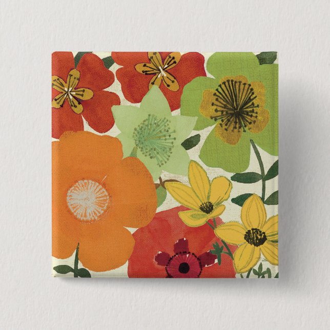Garden Brights Pinback Button (Front)