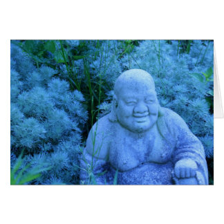 Garden Buddha (Blank Photo Card) Cards