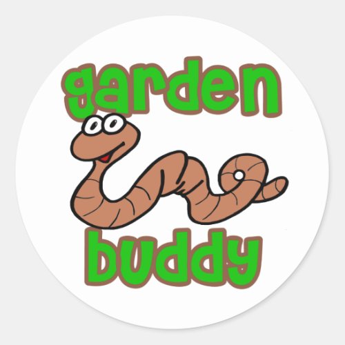 Garden Buddy Classic Round Sticker