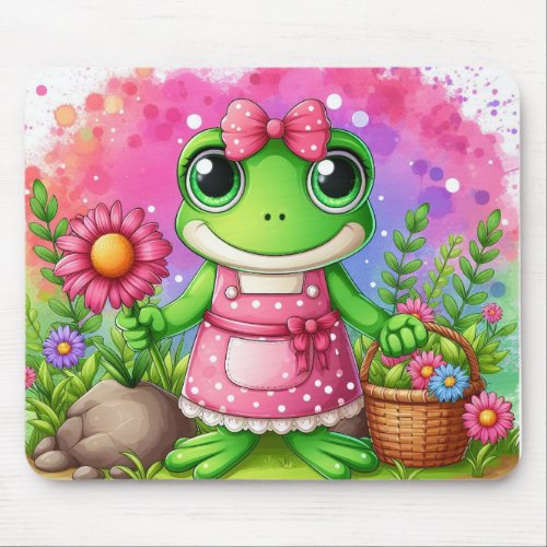 Garden Buddy Frog  Mouse Pad
