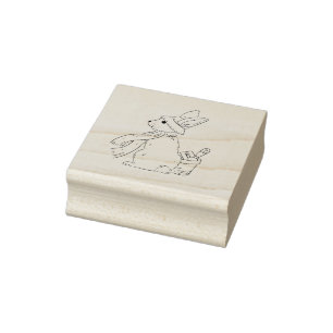 Garden Bunny Rubber Stamp