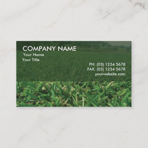 Customizable Garden Business Card
