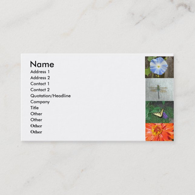 garden business card... business card (Front)