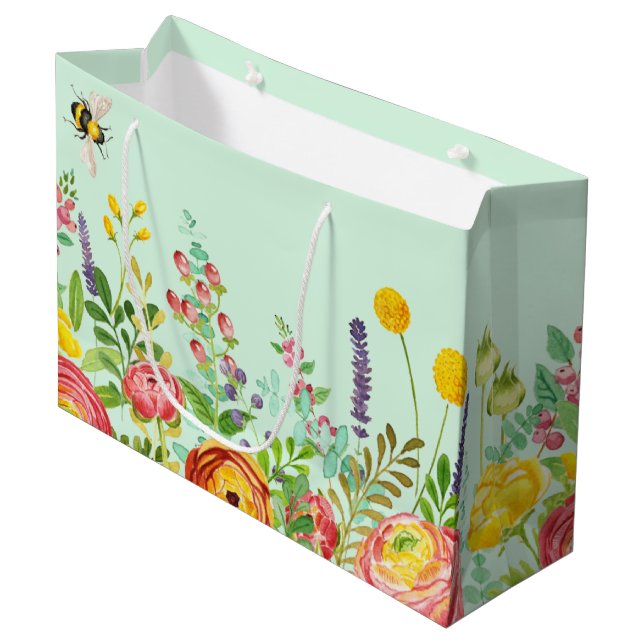 Garden Buzz Large Gift Bag (Front Angled)