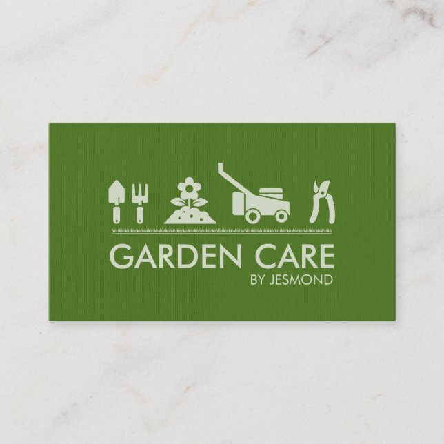 Garden Care Business Card (Front)