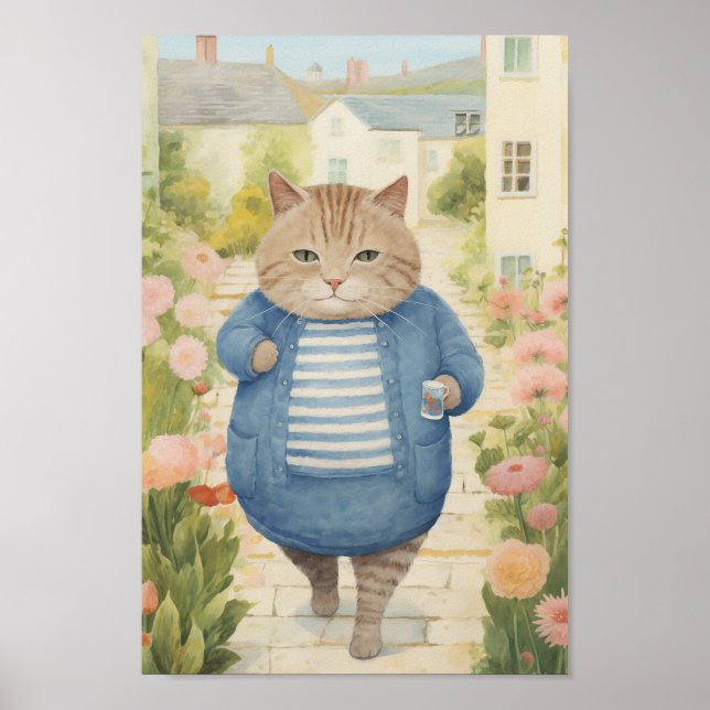 Garden Cat Poster (Front)