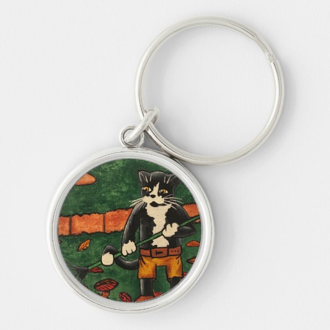 Garden Cats Keychain (Front)