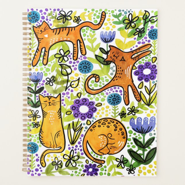 Garden Cats Planner (Front)