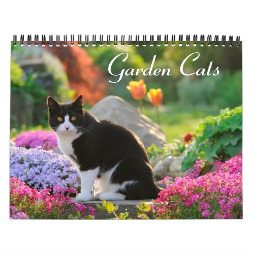 Garden Cats _ size medium Calendar