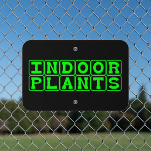 Garden Center Indoor Plants Section Metal Sign