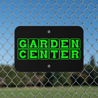 Garden Center Metal Sign