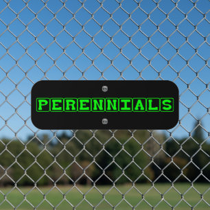 Garden Center Perennials Section Metal Sign
