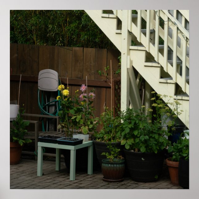 Garden Chair Poster (Front)