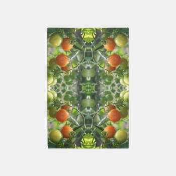 Garden Cherry Tomatoes Abstract Nature      Rug by SmilinEyesTreasures at Zazzle