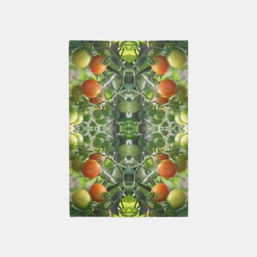 Garden Cherry Tomatoes Abstract Nature      Rug