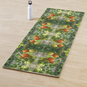Garden Cherry Tomatoes Abstract Nature Yoga Mat