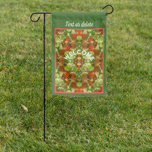 Garden Cherry Tomatoes Abstract Personalized     Garden Flag