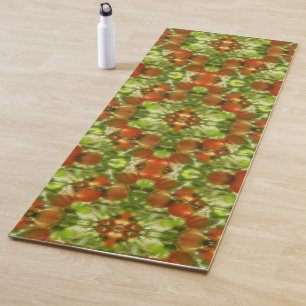Garden Cherry Tomatoes Nature Abstract     Yoga Mat