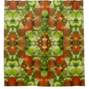 Garden Cherry Tomatoes Nature Art Shower Curtain